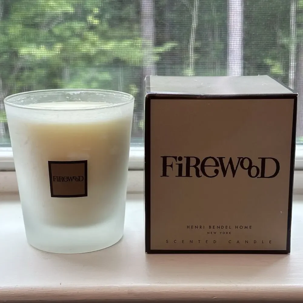 Henri Bendel New York Firewood Scented Candle 10 oz. RARE NIB